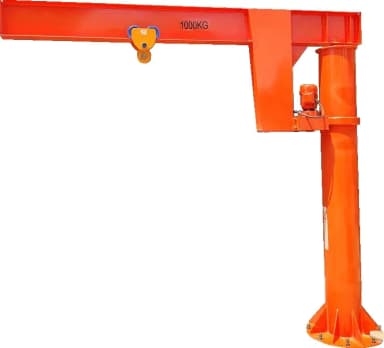 Кран консольный поворотный электрический TOR JIB г/п 1000 кг, высота 3 м, стрела 3 м — фото 1