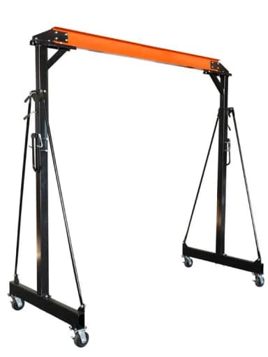 Мини-кран козловой TOR (МПУ) 1,5 т высота 2,4-3,6 м пролет 2,4 м — фото 1