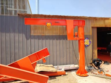 Кран консольный поворотный электрический TOR JIB г/п 1000 кг, высота 3 м, стрела 3 м — фото 2
